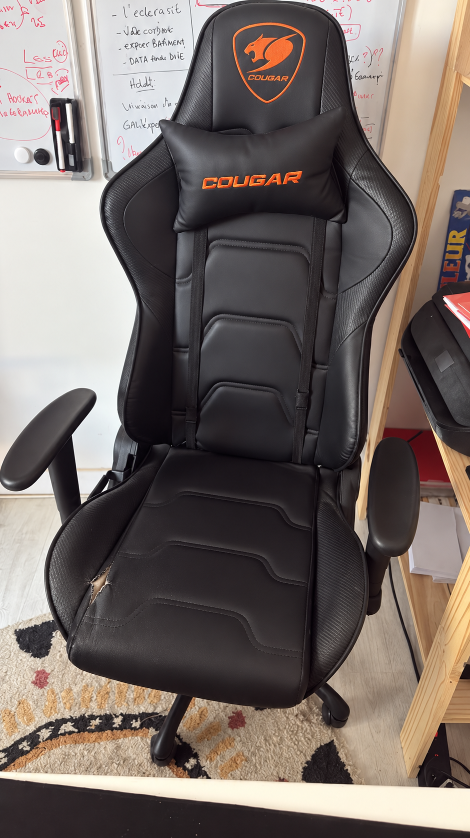 Version modifiée du fauteuil utilisée pour la démonstration